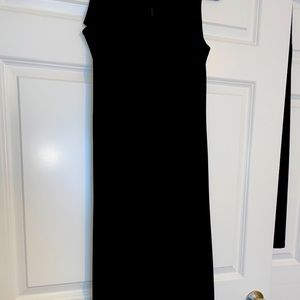 Black Ruffle Front Dress